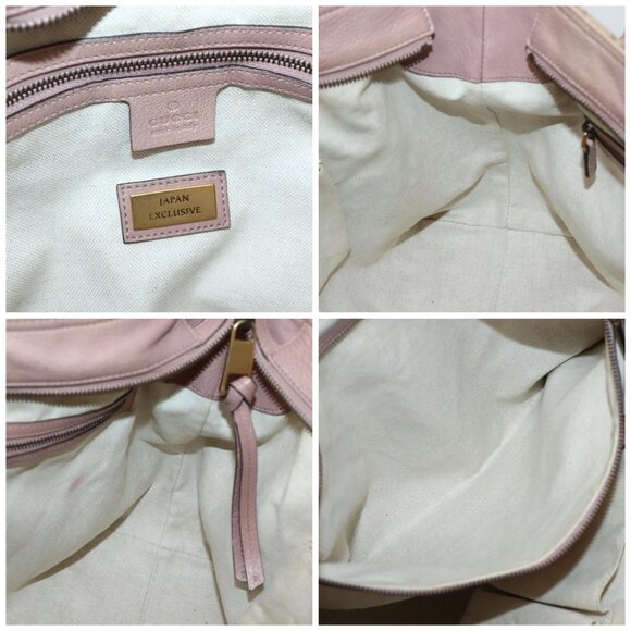 GUCCI GG Canvas Hand Bag 2way Beige Gold 323675 Auth BA5865 - Picture 16 of 16